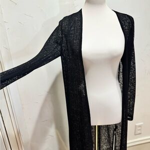 Mod‎ Ref Black Sheer Cardigan, Size S